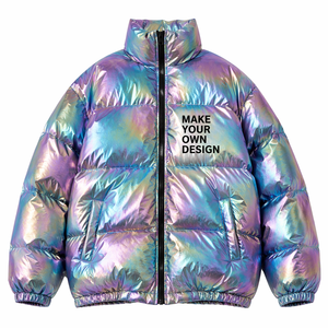 Winter puffer <b>jacket</b> men Stand collar windproof coat <b>Thick</b> polyester wadding <b>jacket</b> Casual zipper <b>jacket</b> men - Product Image 1