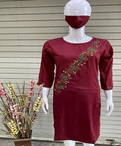 14kg Heavy Rayon & Chinnon con Khatli & Zardosi Handwork Venta al por mayor Precio más barato Mercado Surat Gujarat Ropa étnica ApparelGarment - Product Image 6