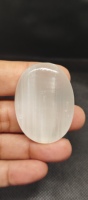Sélénite blanche naturelle marocaine, cabochon, pierre de guérison métaphysique de l'âge nouveau, cristal de guérison, pierre précieuse, Inde, en vrac, haute qualité
