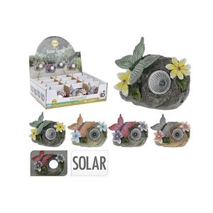 Lot de 12 lampes solaires papillon assorties pour décorations de jardin - Product Image 1