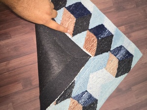 Viscose de haute qualité doux brillant longue durée tapis échantillon pièce pour votre maison salon bureau d'affaires et comme échantillon - Product Image 2