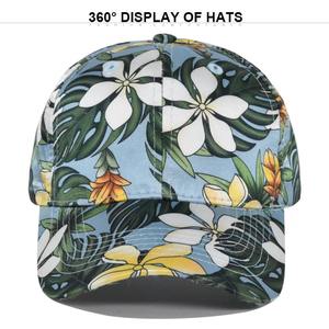 Casquettes de baseball colorées personnalisées pour femmes hommes Hawaiian Strap back Polo Sun Hats - Product Image 1