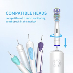 <span class=keywords><strong>Bestlife</strong></span> K1617S-S4 tête de brosse à dents de rechange double tête pour brosse à dents électrique oscillante - Product Image 4