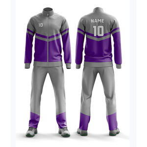 Two-Piece Unisex Athletic Sportswear Set Zip Jacket <b>Jogger</b> Pant Breathable Quick Dry Regular Fit Printed Hooded Autumn - Product Image 3