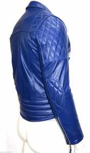 เสื้อโค้ทหนังแกะแท้ขนาดใหญ่พิเศษสำหรับแจ็คเก็ตนักบิน ซิปผ้าไหมลายทาง สำหรับฤดูใบไม้ผลิและฤดูหนาว - Product Image 6