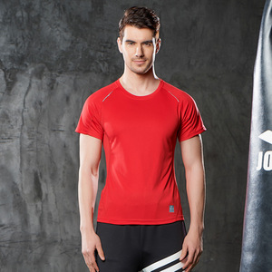 Poliéster Plata Ion secado rápido de gran tamaño deportivo Casual verano Unisex nuevo corto sólido tejido pantalla en blanco hombres camiseta para hombres - Product Image 1