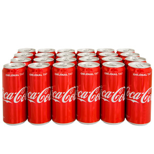 Coca-Cola Original Clásica 330ml X 24 Latas, Refresco Carbonatado, Bebidas Gaseosas, Paquete a Granel - Product Image 4