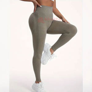 Leggings Deportivos para Mujer, Ropa de Yoga y Gimnasio, con Logotipo Personalizado, Precio al por Mayor, Compresión, Cintura Alta, Sin Costuras, Ligeros - Product Image 6