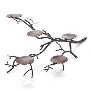 Thème élégant bougeoir en fer forgé mariage et décoration de la maison bougeoir prix le moins cher en inde - Product Image 3