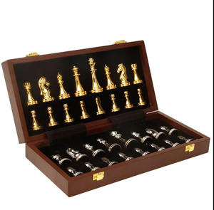 Juego de Ajedrez de Metal, Tablero de Ajedrez de Alta Calidad, Juego de Regalo de Lujo para Cumpleaños, Festivales, Regalos Empresariales - Product Image 1