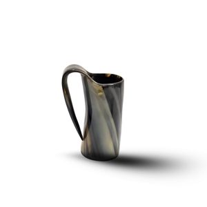 Cuerno para Beber Cerveza y Vino Vikingo Premium, Taza de Cuerno de Buey Pulido, a Prueba de Fugas, Ecológico, para Bodas y Fiestas, a Precio Económico - Product Image 1