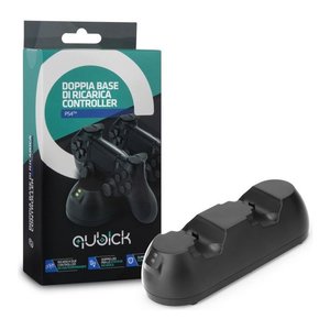 Quick Double <b>Controller</b> Charging Base For Ps4 Black - Product Image 1