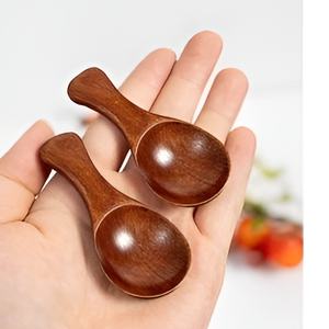 ช้อนชาไม้ขัดเงางานทำด้วยมือพร้อมธีมที่กำหนดเองราคาต่ำสำหรับเครื่องใช้บนโต๊ะอาหาร - Product Image 4