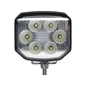 Lampu kerja Led otomotif Off-road, lampu kerja Led traktor Universal 60W 4.4 inci