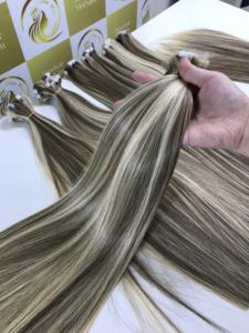 Tendance chaude Brun Bonestraight Remy Extensions de Cheveux Vietnamien Trame Raw Virgin HD pour Perruques Lace Frontal - Product Image 5