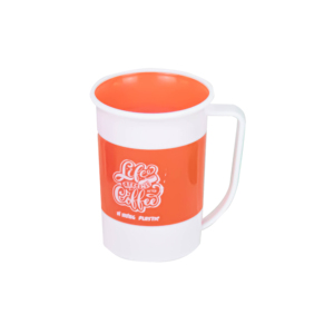 BPA-Free Printed <b>Plastic</b> Coffee Mug Two-Tone Reusable <b>Drinking</b> <b>Cup</b> Side Handle School Canteen Family Dining Tableware Bulk - Product Image 2
