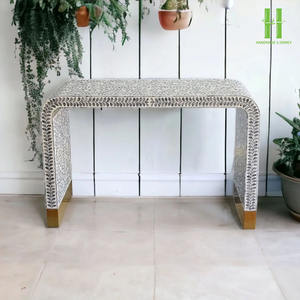 ¡Mejor vendedor! HNH Craft Natural ratán madre perla monocromática mesa de centro Muebles de sala de estar Diseño Artesanal moderno Vietnam - Product Image 3