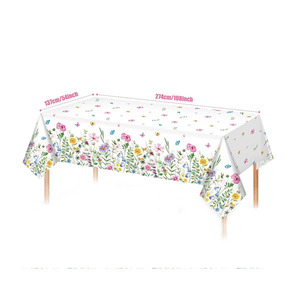 2023 chemin de table de style unique OEM fabriqué en usine différentes tailles couleurs couverture de table en tissu imprimé prix bon marché disponible - Product Image 1