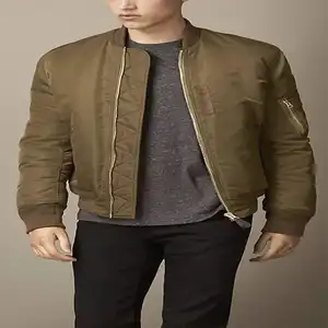 कस्टम लोगो शीतकालीन यूनिसेक्स सादा विंडब्रेकर पुरुषों जिपर क्टेड बॉम्बर जैकेट शीर्ष प्रवृत्ति सर्वश्रेष्ठ कपड़े जैकेट