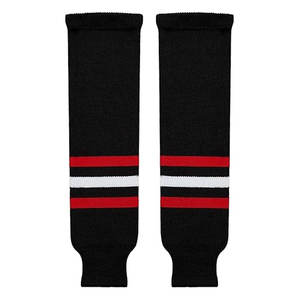 Chaussettes de hockey unisexes respirantes en tricot pour adultes, chaussettes de hockey sur glace, évacuation de l'humidité, écologiques, durables, polyester/coton, sport athlétique - Product Image 5