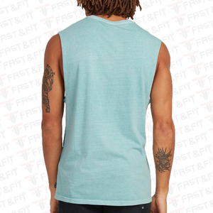 Camiseta sin Mangas Casual para Hombre, Diseño Personalizado 2023, Alta Calidad, 100% Algodón, Transpirable, Secado Rápido, Precio Bajo al por Mayor - Product Image 3