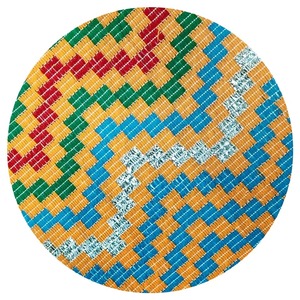 Auténtica Tela de Algodón Jacquard Kente de 51 Pulgadas de Ancho y 270 GSM, Textil Étnico Premium, Moda Cultural, Prenda Tradicional de Herencia - Product Image 1