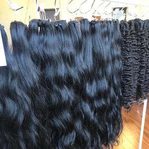 Vendeurs de paquets de cheveux vierges du Vietnam non traités cuticule intacte trame double trame extensions de cheveux humains bruts du temple vietnamien - Product Image 3