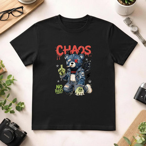 T-Shirt Unisex Personalizzata 210GSM 100% Cotone con Stampa Serigrafica (Taglie XL 2XL) - Stile Rose - Product Image 1