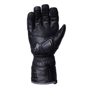 Top Notch Black Genuine Goat Skin Leather <b>Touchscreen</b> Motorbike <b>Gloves</b> Full Finger Sports Waterproof Motorcycle Auto Racing Wear - Product Image 4