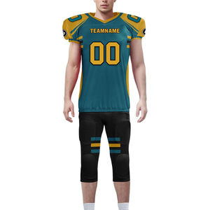 New Arrivals Wholesale Cheap Men Embroidered Sublimation American <b>Football</b> uniform Youth Club Teams jersey sportswear set - Product Image 2