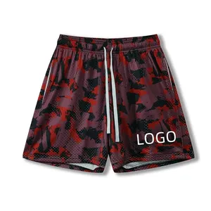 Custom neqw hig h 2024 Logo Mesh Board Shorts Sublimation Embroidery Men Summer Mesh Quick Mens Compression Workout Short