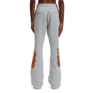 กางเกงวิ่งขายาวสำหรับผู้ชายฮิปฮอปผ้าคอตตอน100% พลอยเทียมซักด้วยกรดเสื้อผ้าแนวสตรีทโอเวอร์ไซส์ออกแบบได้ตามต้องการ - Product Image 5