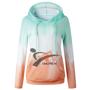 เสื้อฮู้ดสวมหัวของผู้หญิงฤดูใบไม้ร่วงพร้อมโลโก้ตามสั่งพิมพ์โลโก้ได้ตามต้องการ - Product Image 1