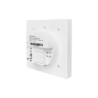 Sistema de Iluminación Inalámbrico Inteligente Zigbee 3.0 con Control Remoto, Interruptor de Pared Inteligente de 3 Canales y 6 Teclas, Regulador de Intensidad AC
