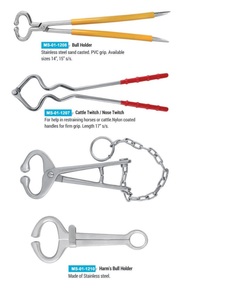 Bull Holder 15 "Instrumentos de sujeción Veterinario Quirúrgico Uso de acero inoxidable para animales Mahersi - Product Image 3