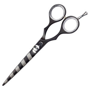 Tijeras de peluquero impresas de acero inoxidable alemán de alta calidad, cuchillas afiladas romas para orejas, ojos, nariz, garganta, instrumentos quirúrgicos - Product Image 1