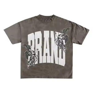 2025 Hot Sale Custom Heavyweight Acid Wash T-Shirt Breathable 2-<b>PC</b> Men's Shorts <b>Set</b> Premium Quality for Summer - Product Image 4