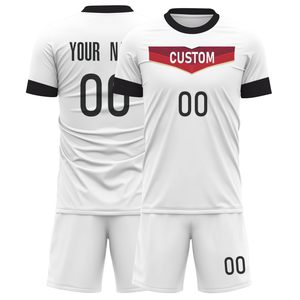 Ensembles de maillots de football par sublimation Maillot à manches mi-longues pour l'équipe professionnelle Deux uniformes de football - Product Image 1