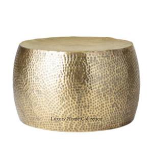 Mesa auxiliar de Metal de aspecto elegante, tamaño alto con diseño de fruta, parte inferior de Color dorado, chapado brillante, mesa de colocación potable de aspecto admirable - Product Image 6