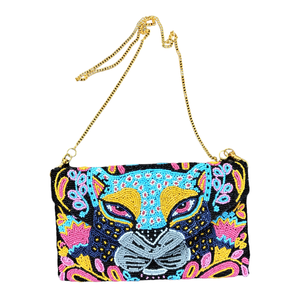 2024 El último Diseñador de Bolsos gráficos con cuentas, bolso de mujer, bolso de mano con cuentas, precio al por mayor de La India - Product Image 1