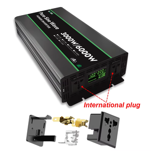 Inversor de Onda Sinusoidal Pura Houli de 6000W, Inversores de 12V 24V a 120V 230V, Inversor de Potencia de 6KW, Inversor de Onda Senoidal Pura - Product Image 2