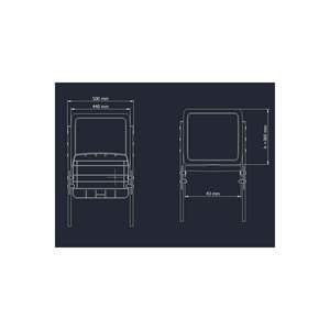 Siège de stade modèle pliant couleur rouge en plastique copolymère résistant aux impacts et aux lumières UV modèle de chaise de stade Tip-Up - Product Image 4
