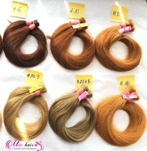 ผมเวอร์จินเวียดนามแท้ 100% เรมี่แฮร์  จัดเรียงเกล็ดผม  แบบแพเลทเต็ม  ผมแท้ย้อมสี  ต่อผมแบบเส้น  ขนาด 10-40 นิ้ว  แบบเย็บสองชั้นด้วยเครื่องจักร - Product Image 3