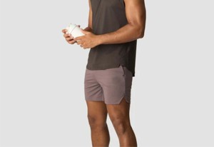 Transpirable cómodo hombres Fitness Yoga corto antiarrugas peso ligero duradero cosas Fitness pantalones cortos para hombres con estilo perfecto - Product Image 2