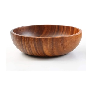 Bols à pâte en bois ovales décoratifs rustiques sculptés à la main grand bol à pâte bougie Long bol en bois pour la décoration - Product Image 5