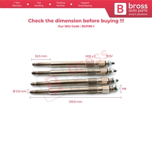 BGP98-1 4 ชิ้นปลั๊กเรืองแสงเครื่องทำความร้อนเสริม 11.5 โวลต์ ETC8847 สำหรับแลนด์เรนจ์ 200Tdi 300Tdi - Product Image 5