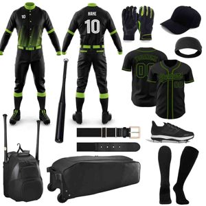 Conjuntos de uniformes de béisbol completos de alta calidad, diseño de sublimación hecho en poliéster, kits de uniformes de softbol para práctica de entrenamiento de bateo - Product Image 1