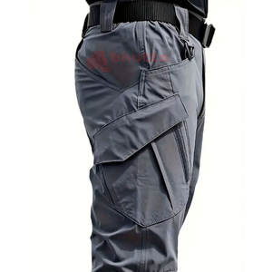 กางเกงผ้าฝ้ายสลิมฟิตสำหรับผู้ชายกางเกงผ้าฝ้ายทำจากโรงงาน - Product Image 4