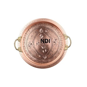 Bandeja de servidor de comida de forma personalizada con decoración hecha a mano de calidad Superior para el hogar, Hotel, restaurante, Catering, uso en bodas y fiestas - Product Image 6