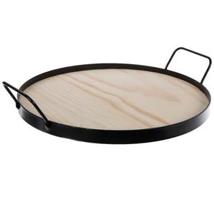 Bandeja de Servicio de Madera Hecha a Mano con Adhesivo Impreso para Decoración de Mesa en Bodas, Fiestas y Catering - Product Image 2